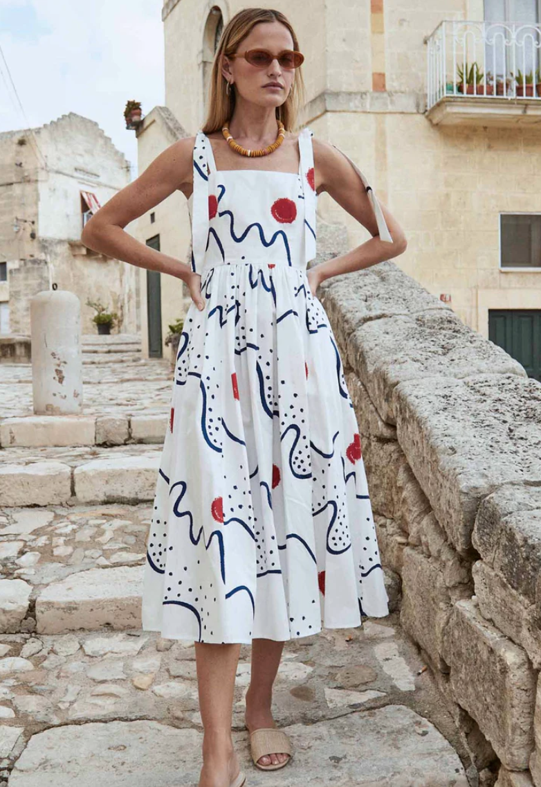 Hunter Bell Quincy Dress in Abstract Confetti My Site