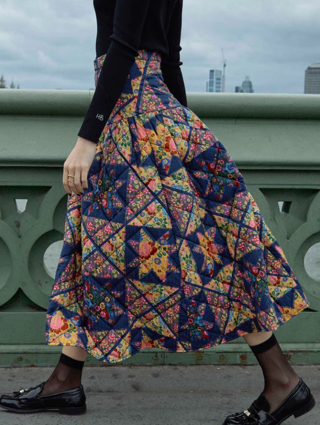 Fall skirts quilt top